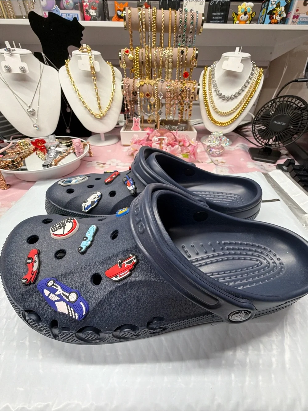NWT Crocs Baya Navy Blue Men’s Size 11